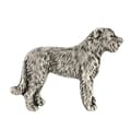 Miniatyrbillede 3 af 7: Irsk ulvehund, irsk ulvehund I - broche med en hund i gaveæske, elegant nål, reversnål fra Art-Dog