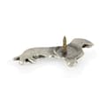 Miniatyrbillede 7 af 7: Gravhund - en hundebroche i gaveæske, en elegant nål, en reversnål fra Art-Dog