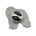 Miniatyrbillede 6 af 7: Polsk Lowland Sheepdog, PON - hundebroche i gaveæske, elegant nål, reversnål fra Art-Dog