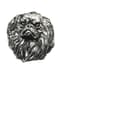 Pikkukuva 1 / 4: Pekingese - rintakoru, jossa koira lahjarasiassa, tyylikäs pinssi, Art-Dogin rintaneula