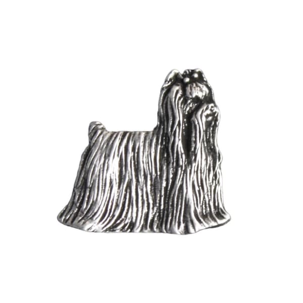 Yorkshirenterrieri, York, York, Yorkie - rintakoru koiran kanssa lahjarasiassa, tyylikäs pinssi, rintaneula Art-Dog