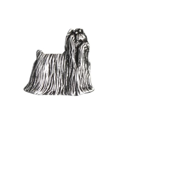 Yorkshirenterrieri, York, York, Yorkie - rintakoru koiran kanssa lahjarasiassa, tyylikäs pinssi, rintaneula Art-Dog