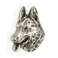 Miniatyrbillede 3 af 7: Schæferhund, Alsace - hundebroche i gaveæske, elegant nål, reversnål fra Art-Dog