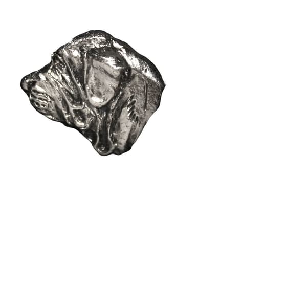 Fila Brasileiro, Brasilianmastiffi - rintakoru koiralla lahjarasiassa, tyylikäs pinssi, Art-Dogin rintaneula