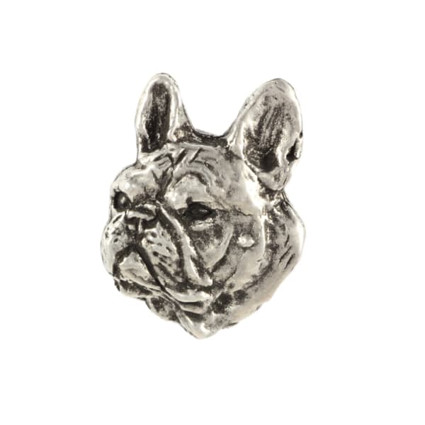 French Bulldog II - broche med en hund i gaveæske, elegant nål, reversnål fra Art-Dog