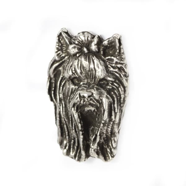Yorkshirenterrieri, York, York, Yorkie I - rintakoru koiran kanssa lahjarasiassa, tyylikäs pinssi, rintaneula Art-Dog