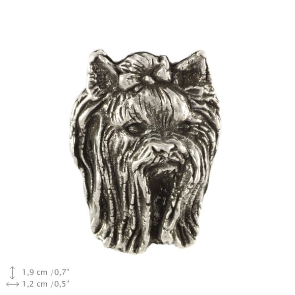 Yorkshirenterrieri, York, York, Yorkie I - rintakoru koiran kanssa lahjarasiassa, tyylikäs pinssi, rintaneula Art-Dog