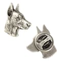 Pikkukuva 1 / 7: Doberman, Dobermann I - rintakoru koiran kanssa lahjarasiassa, tyylikäs neula, rintaneula Art-Dog
