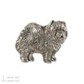 Miniatyrbillede 5 af 7: Chow Chow - en broche med en hund i en gaveæske, en elegant nål, en reversnål fra Art-Dog