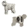 Miniatyrbillede 1 af 7: Bouvier des Flandres - en broche med en hund i en gaveæske, en elegant nål, en reversnål fra Art-Dog