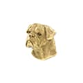 Miniatyrbild 3 av 7: Bullmastiff, Bulmastiff I - brosch med en hund i en dekorativ låda, elegant guldpläterad nål, jacknål från Art-Dog