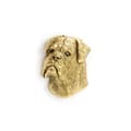 Miniatyrbild 4 av 7: Bullmastiff, Bulmastiff I - brosch med en hund i en dekorativ låda, elegant guldpläterad nål, jacknål från Art-Dog