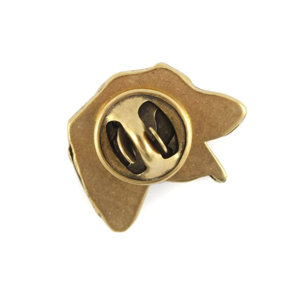 Irsk ulvehund, irsk ulvehund II - broche med en hund i en dekorativ æske, elegant forgyldt nål, jakkenål fra Art-Dog
