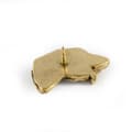Miniatyrbillede 7 af 7: Irsk ulvehund, irsk ulvehund II - broche med en hund i en dekorativ æske, elegant forgyldt nål, jakkenål fra Art-Dog