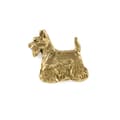 Miniatyrbillede 3 af 7: Skotsk terrier, Aberdeen Terrier - broche med en hund i en dekorativ æske, elegant forgyldt nål, jakkenål fra Art-Dog