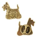 Miniatyrbillede 1 af 7: Skotsk terrier, Aberdeen Terrier - broche med en hund i en dekorativ æske, elegant forgyldt nål, jakkenål fra Art-Dog