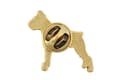 Miniatyrbillede 4 af 6: Boxer, Boxer II - broche med en hund i en dekorativ æske, elegant forgyldt nål, jakkenål fra Art-Dog