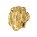 Miniatyrbillede 4 af 7: Shar Pei II - broche med en hund i en dekorativ æske, elegant guldbelagt nål, jakkenål fra Art-Dog