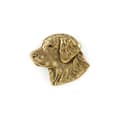 Pikkukuva 2 / 6: Golden Retriever I - kullattu pinnerintaneula, tyylikäs koristelu koiralla, ainutlaatuinen Art-Dog pinssi