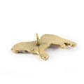 Pikkukuva 6 / 6: Shar Pei - kullattu pinnerintaneula, elegantti koristelu koiralla, ainutlaatuinen Art-Dog pinssi