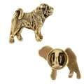 Pikkukuva 1 / 6: Shar Pei - kullattu pinnerintaneula, elegantti koristelu koiralla, ainutlaatuinen Art-Dog pinssi