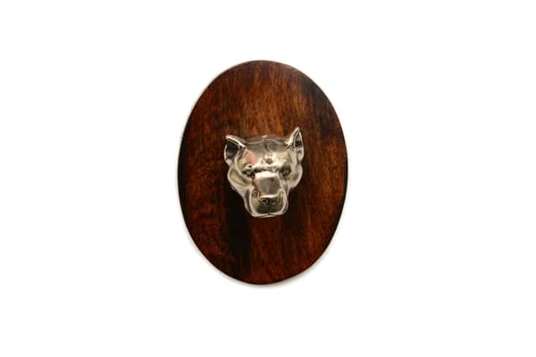 American Staffordshire terrier, Amstaff, Amstaf - hundeudstillingsbroche, startnummer klip, nål med en hund af Art-Dog