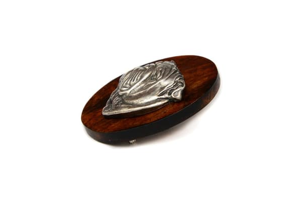 Engelsk Bulldog, Bulldog II - hundeudstillingsbroche, startnummer klip, Art-Dog hundenål