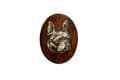 Miniatyrbillede 1 af 4: Boston Terrier, Boston Bull Terrier - hundeudstillingsbroche, løbsnummerklip, Art-Dog hundenål