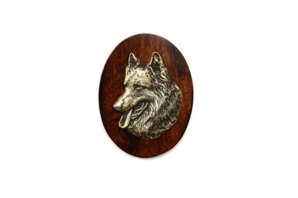 Belgisk hyrdehund, belgisk bjerghund - hundeudstillingsbroche, startnummer klip, Art-Dog hundenål