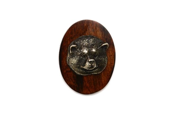 Akita, Akita Inu - broche til en hundeudstilling, klip til et startnummer, pin med en hund af Art-Dog