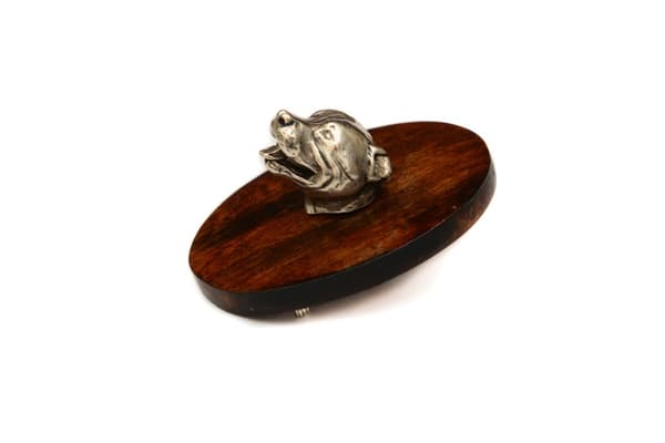 Staffordshire Bull Terrier, Staffik, Staffi II - hundeudstillingsbroche, startnummer klip, Art-Dog hundenål