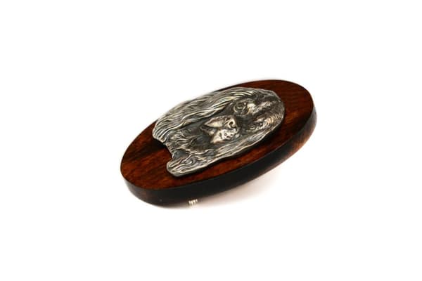 Cavalier King Charles Spaniel - hundeudstillingsbroche, løbsnummerklip, Art-Dog hundenål