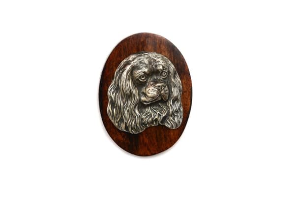 Cavalier King Charles Spaniel - hundeudstillingsbroche, løbsnummerklip, Art-Dog hundenål