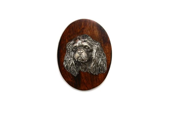 Cavalier King Charles Spaniel I - hundeudstillingsbroche, startnummerklip, Art-Dog hundenål