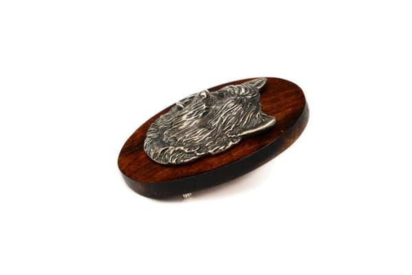 Cairn Terrier - hundeudstillingsbroche, løbsnummerklip, hundenål fra Art-Dog