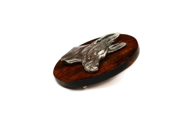 Faraos hund, maltesisk greyhound - hundeudstillingsbroche, startnummer klip, Art-Dog hundenål