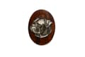 Miniatyrbillede 1 af 4: Amerikansk bulldog - hundeudstillingsbroche, løbsnummerklip, hundenål fra Art-Dog