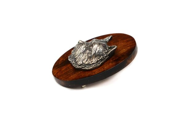 Norwich Terrier - hundeudstillingsbroche, løbsnummerklip, hundenål fra Art-Dog