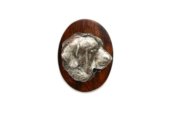 Spanish Mastiff - broche til en hundeudstilling, klip til et startnummer, pin med en hund af Art-Dog