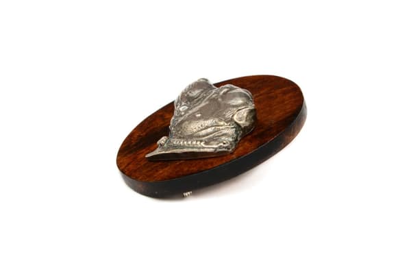 Staffordshire Bull Terrier, Staffik, Staffi III - hundeudstillingsbroche, startnummer klip, Art-Dog hundenål