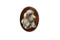 Pikkukuva 1 / 4: Basset Hound II - koiranäyttelyn rintakoru, kilpailunumeroklipsi, Art-Dog koiran pinni