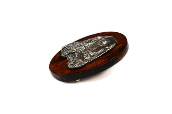 Clumber Spaniel - hundeudstillingsbroche, løbsnummerklip, hundenål fra Art-Dog