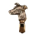 Miniatyrbillede 1 af 6: Whippet, engelsk Greyhound - broche med clips, startnummerholder, forsølvet nål til hundeudstillinger af Art-Dog