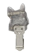 Miniatyrbillede 5 af 10: Fransk bulldog - broche med clips, startnummerholder, gave til hundeudstilling af Art-Dog