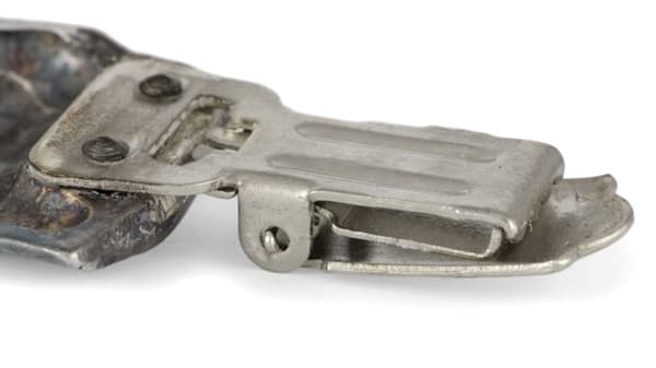 Fransk bulldog - broche med clips, startnummerholder, gave til hundeudstilling af Art-Dog