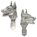 Pikkukuva 1 / 10: Doberman, Dobermann - rintakoru klipsillä, lähtönumeron pidike, lahja koiranäyttelyyn Art-Dog