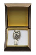 Miniatyrbillede 2 af 10: Cairn Terrier - broche med clips, startnummerholder, gave til hundeudstilling af Art-Dog