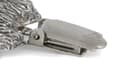 Miniatyrbillede 6 af 10: Irsk ulvehund, irsk ulvehund - broche med clips, startnummerholder, gave til en hundeudstilling af Art-Dog