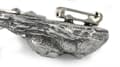 Miniatyrbillede 9 af 10: Hovawart - broche med clips, startnummerholder, gave til hundeudstilling af Art-Dog