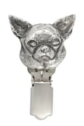 Miniatyrbillede 3 af 10: Korthåret Chihuahua I - broche med clips, startnummerholder, gave til hundeudstilling af Art-Dog